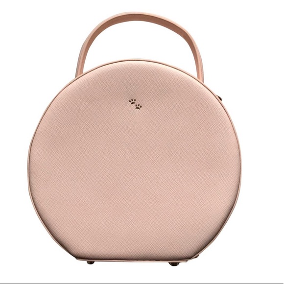 The Daily Edited Handbags - NEW TDE The Daily Edited Pale Pink Paws Circle Bag